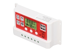 Controlador De Carga Solar Laxiscreed Pwm Com Visor Lcd Para Painéis Solares