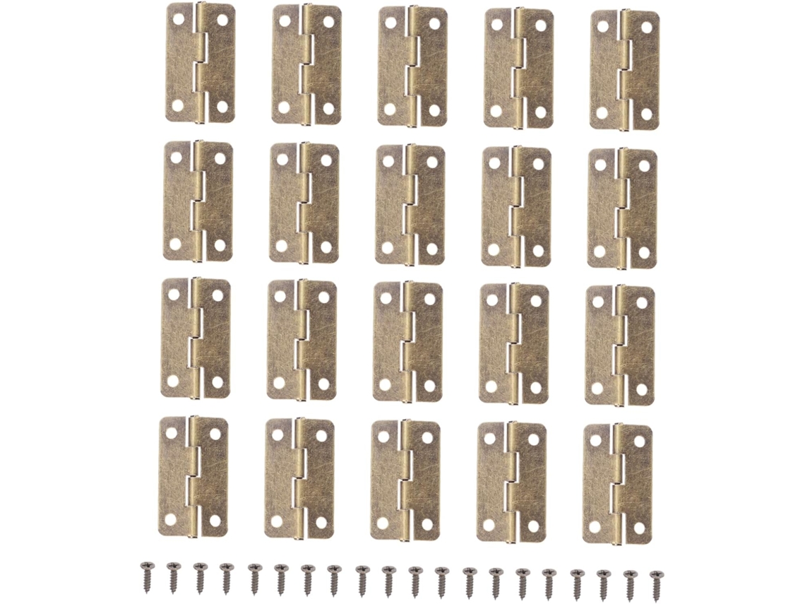 Conjunto De 50 Pequenas Ferro Em Para Caixas Joias, E Móveis.