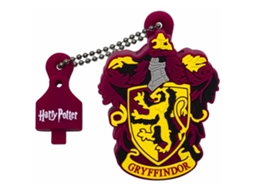 Chave Usb 2.0 Emtec Blason Harry Potter Gryffondor