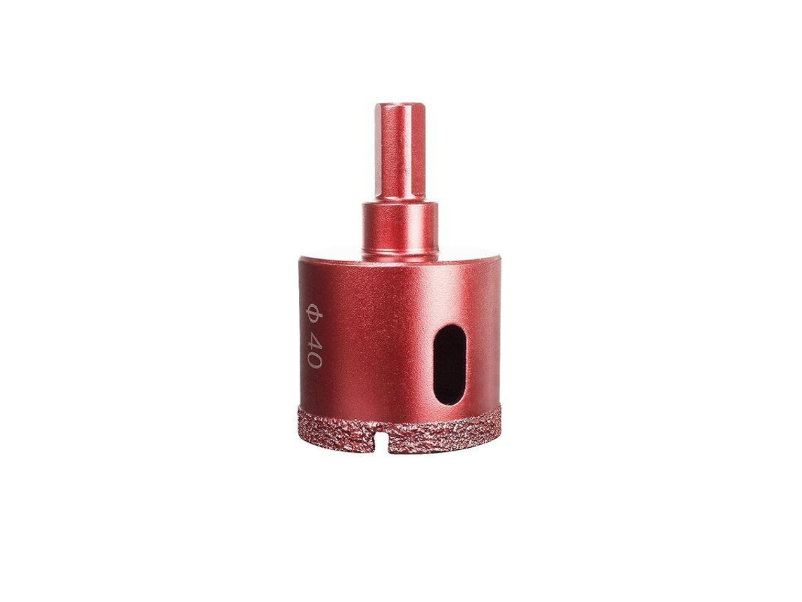 Broca de Sierra de Agujero Revestida de Diamante 40mm S/MARCA