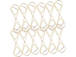 Artibetter 50-mini Clipes De Papel Em Metal Dourado Para E Anotações, Clipes De Papel Resistentes E Práticos Para