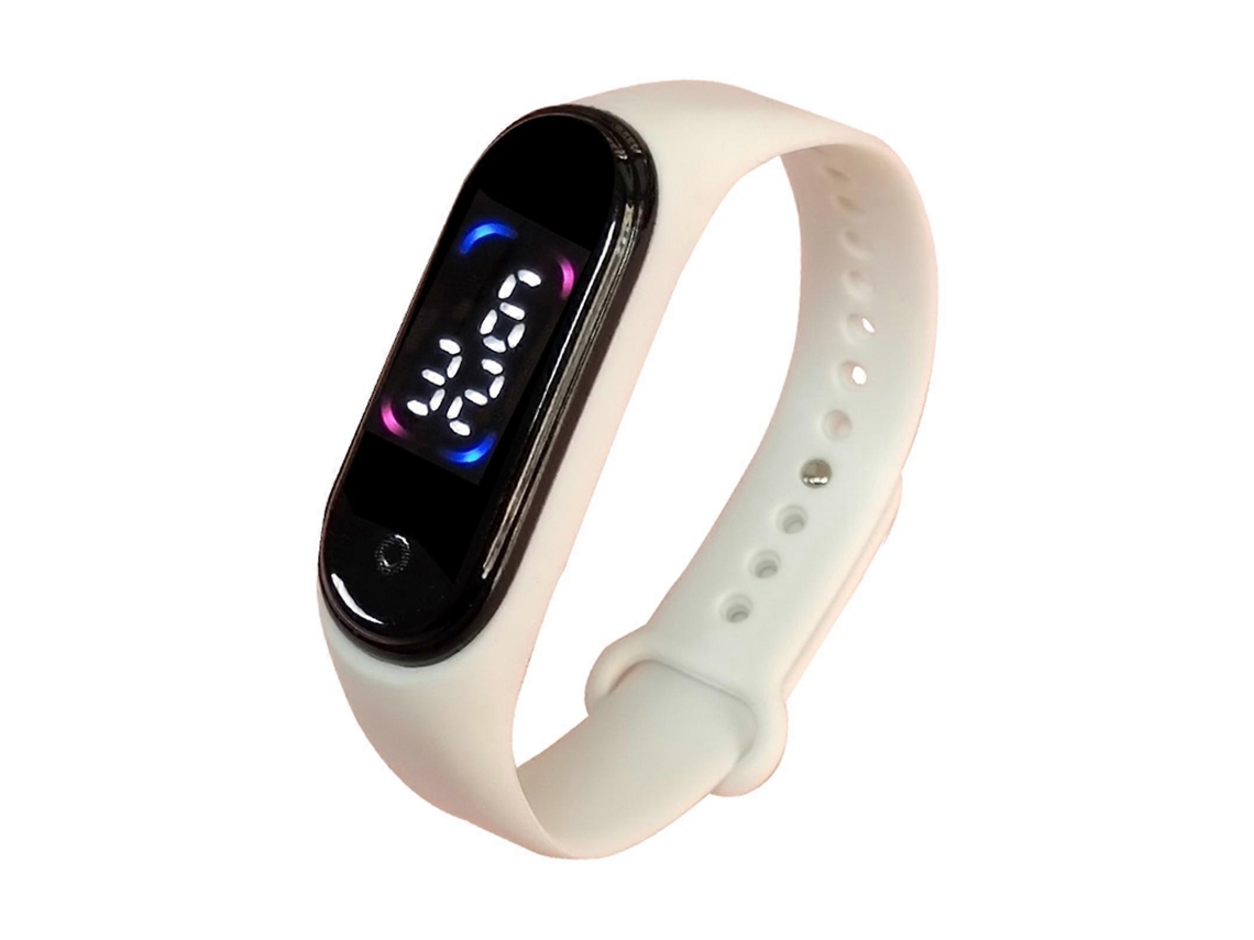 Relógio esportivo digital LED à prova d'água Ly Ebike com tela sensível ao toque HD para meninos e meninas