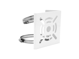 Suporte Universal Para Poste Vertical Compatível Com Câmeras De Segurança, Suporte De Metal Resistente Com