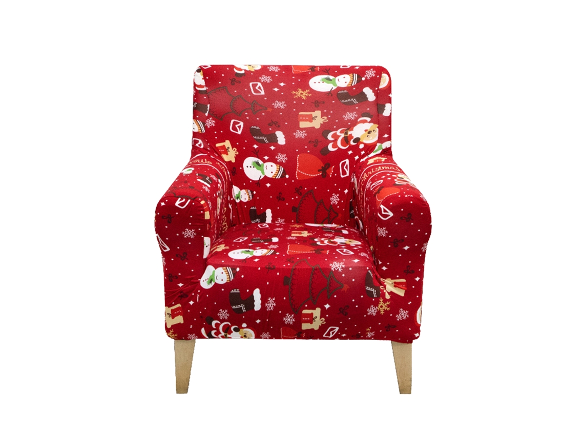 Conjunto de cobertura para sofá 3D com estampado universal para Natal e proteção completa LAXISCREED