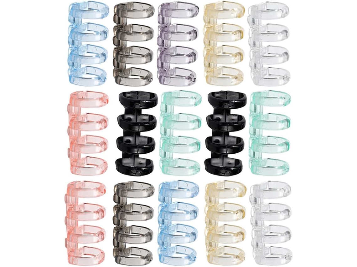 Conjunto de 16 tiras plásticas Homoyoyo para arquivamento, ideal para projetos pessoais de fachadas.