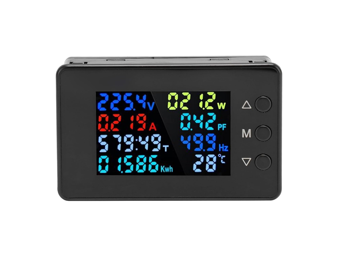 Voltímetro E Amperímetro Digital Ac 50-300v 100a