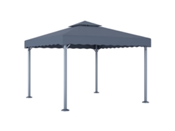 Vidaxl Gazebo 300x300 Cm Alumínio Antracite