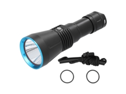 Lanterna de Mergulho Profissional Xhp70 10000lm 150m Subaquática para Pesca Ip68 | S/MARCA