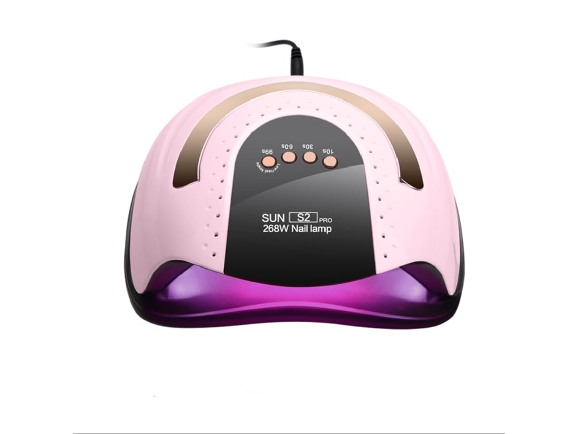 Lurelia Lâmpada Uv Led Para Unhas 268w Com Sensor Rosa