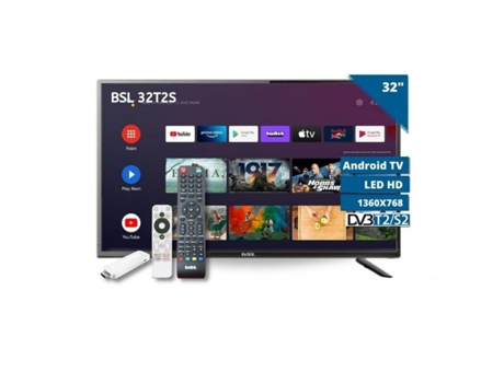 TV BSL Bsl-32t2satv (LED - HD - 32'' - 81 cm - Smart TV)