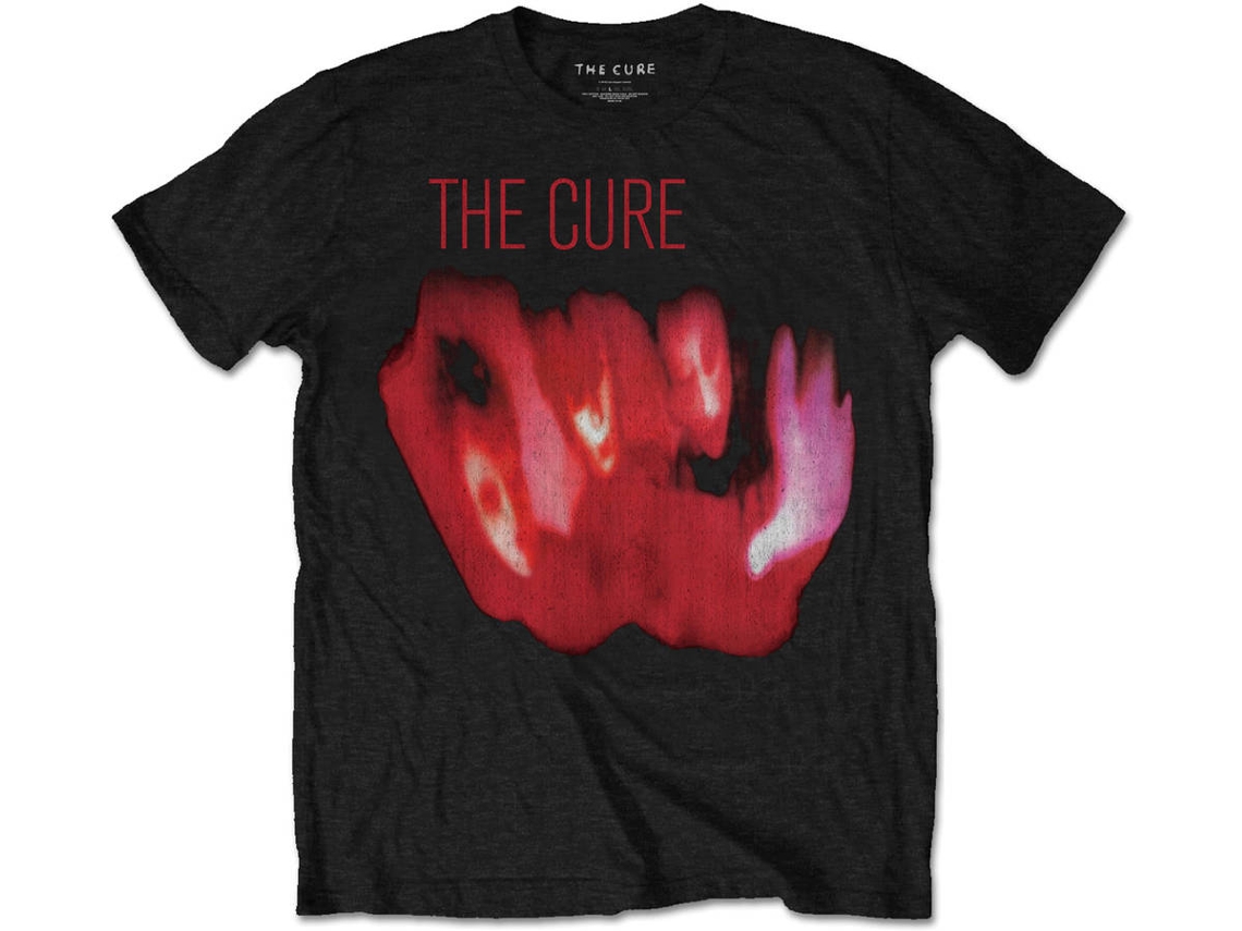 T-Shirt ROCK OFF The Cure - Pornography Preto (Tamanho: S)