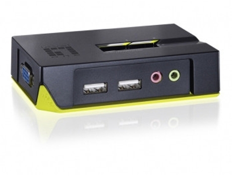 KVM-0221 Switch KVM Preto CP TECHNOLOGIES