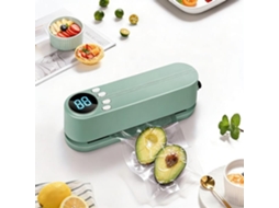 Seladora A Vácuo Portátil Usb De 1200mah. Sela Alimentos, Com Funções De Sucção/inflação Externa. Ideal Para Uso Na Cozinha E Ao Ar Livre.