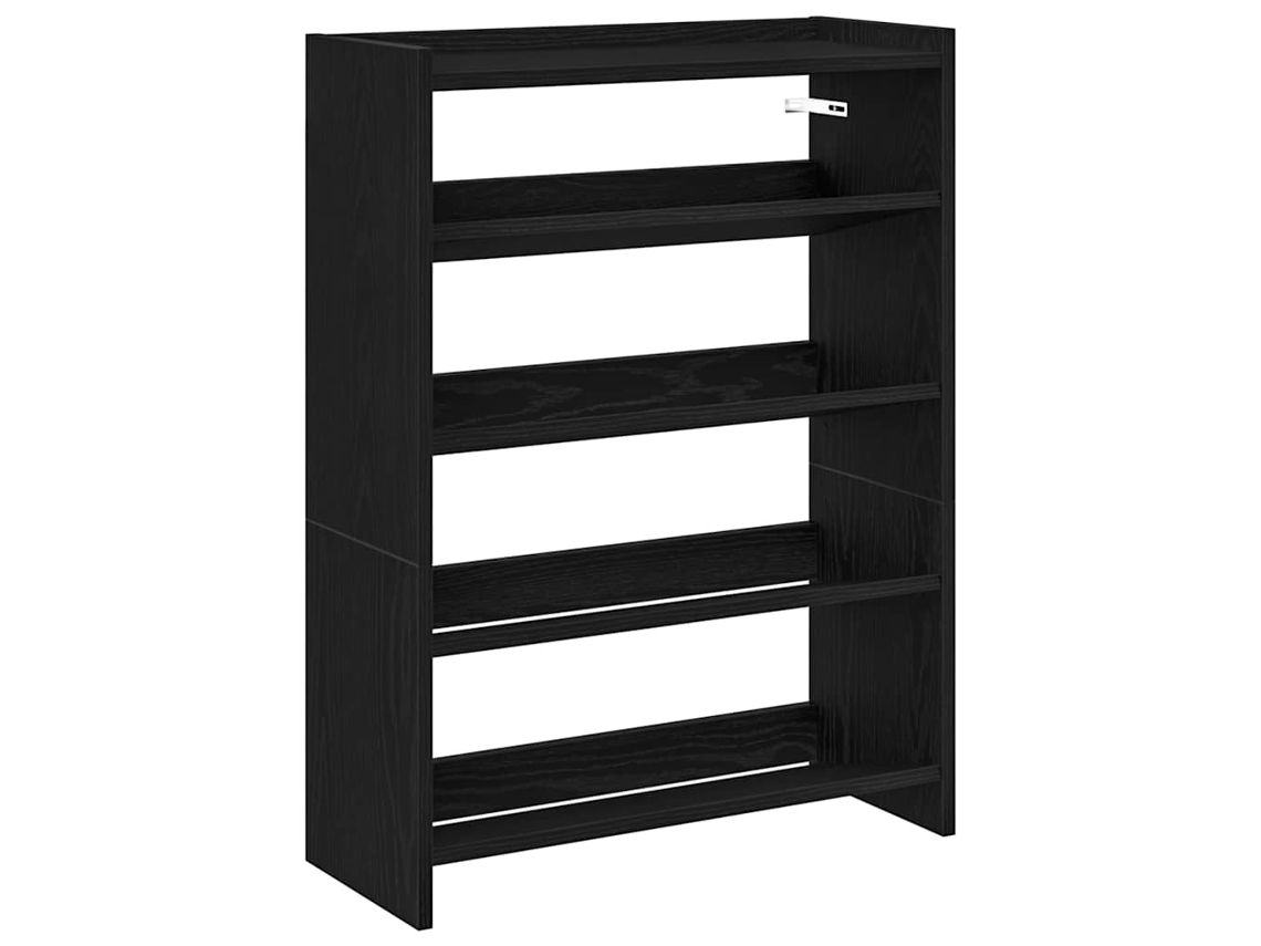 Shoe Rack, Shoe Racks Vidaxl Preto Madeira Processada (n/a)