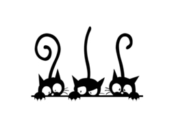 Papel de Parede de Gatos ALLINLESS