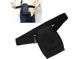 Capa para Bolsa de Estomia Impermeável Ajustável Leve Portátil para Stoma Preto