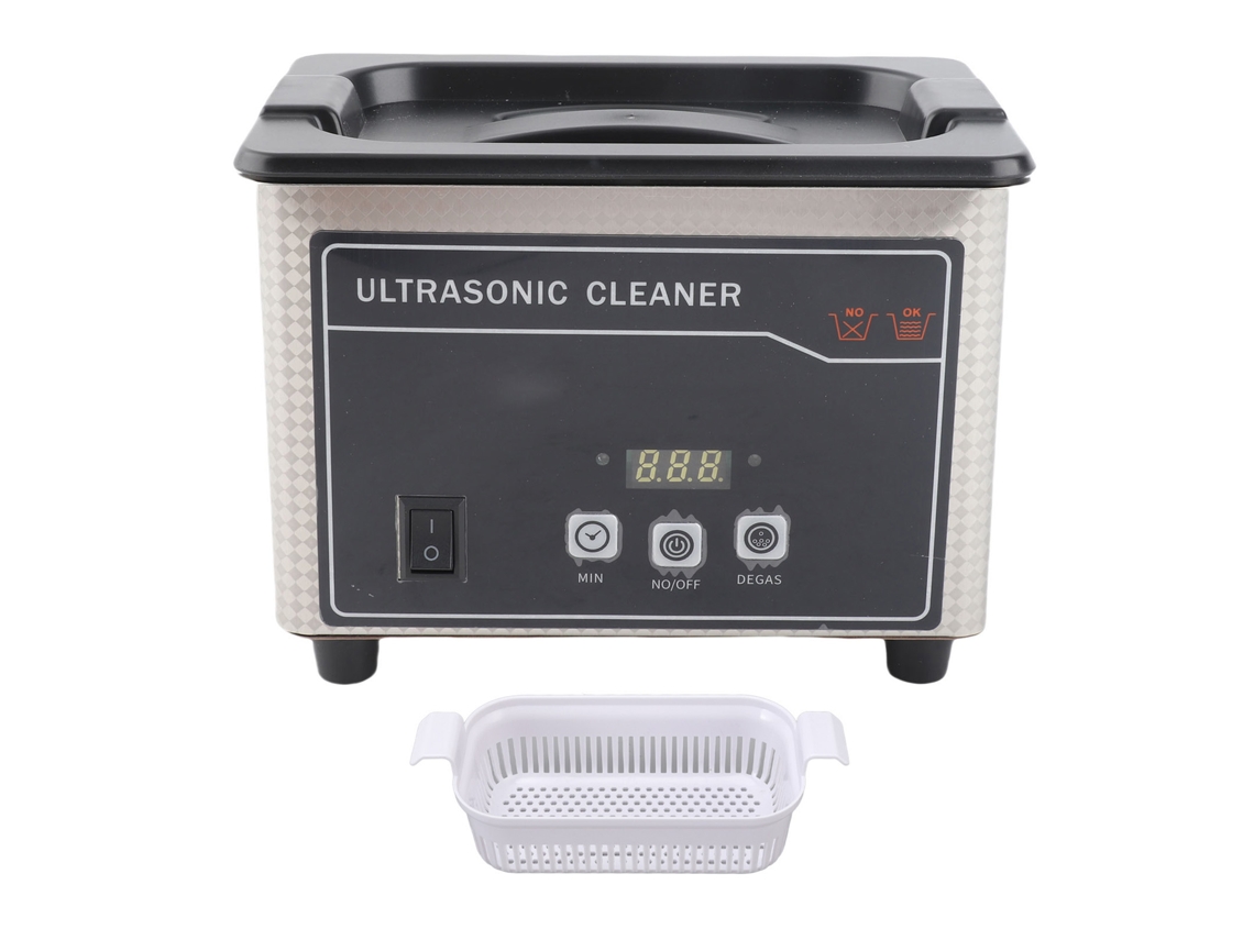Limpador ultrassônico 40kHz 800ml portátil baixo ruído para joias e vidros | S/MARCA