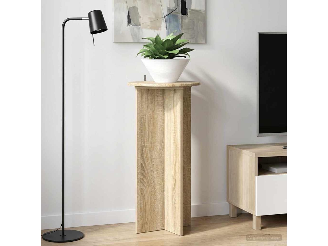 Vidaxl Suporte Para Plantas 2 Unid. Carvalho Sonoma 40 X 40 X 80 Cm