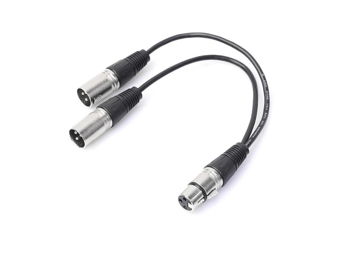 Lurelia Cabo Xlr Macho/fêmea 3 Pinos, Balanceado, Para Microfones, Mixer, Amplificador E Colunas Ativas