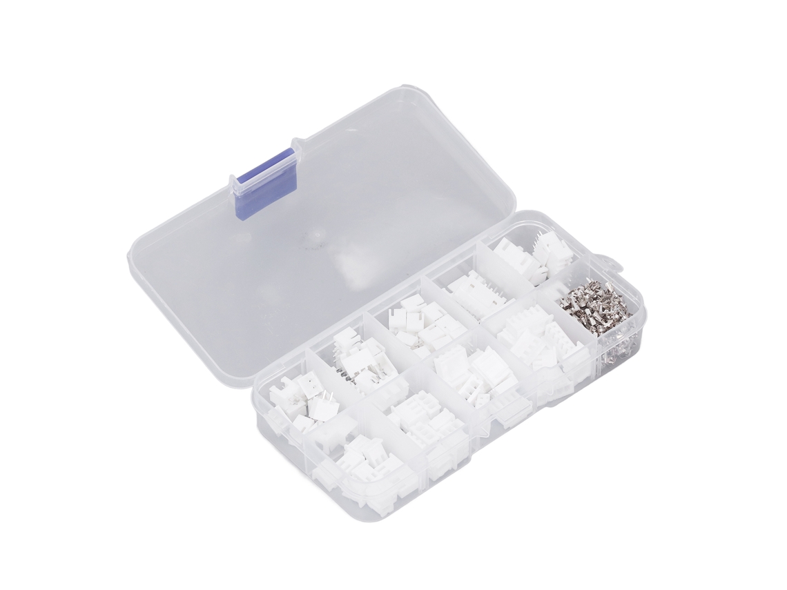 Kit De Conectores Jst Laxiscreed Com Alojamento Plástico E Contatos De Latão, 2p A 5p
