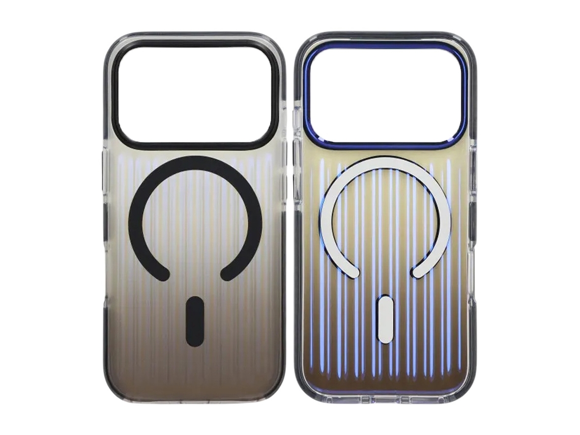 Capa Magsafe Ondulada Para Iphone 17 Pro - Preta
