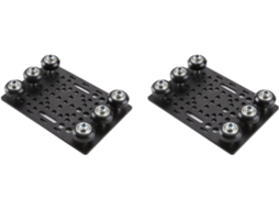 Conjunto de Pórtico com 2 Ranhuras em V, Placa de Pórtico de 20 a 80 Mm com Rodas para Perfis. SFUSHOS