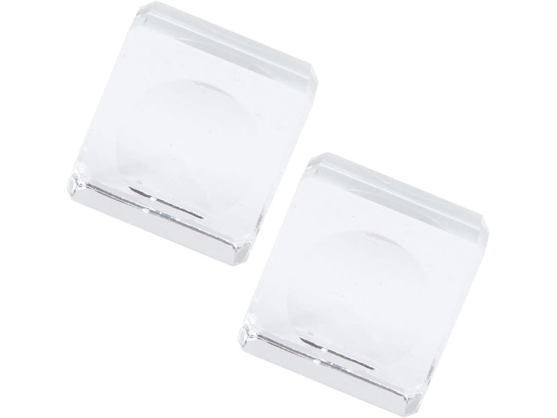Base Transparente Shineofi Para Esfera De Cristal 3cm, Suporte Côncavo, Conjunto De 2 Peças, Pedestal Decorativo Para