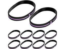 Conjunto Uonlytech com 30 pulseiras de silicone para os olhos, acessório inspirador para eventos de conscientização.
