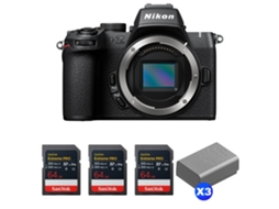 Z50 Ii + 3 Sandisk 64gb Extreme Pro Uhs ii Sdxc + 3 Nikon En el25a + Ebook “20 Dicas para Fotos Que Impressionam” NIKON