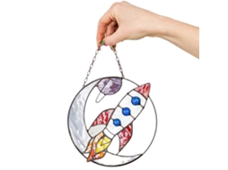 Quadro De Parede (decoração Espacial Azul Baleia)