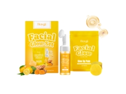 Kit de Limpeza com Cúrcuma para Clarear, Suavizar e Combater Acne LAXISCREED