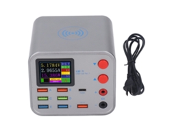 Veloriskku-estación De Carga Usb 150w 8 Puertos Qc3.0 Cargador Rápido De Parede Com Carregamento Sem Fio Para Telefone E Laptop