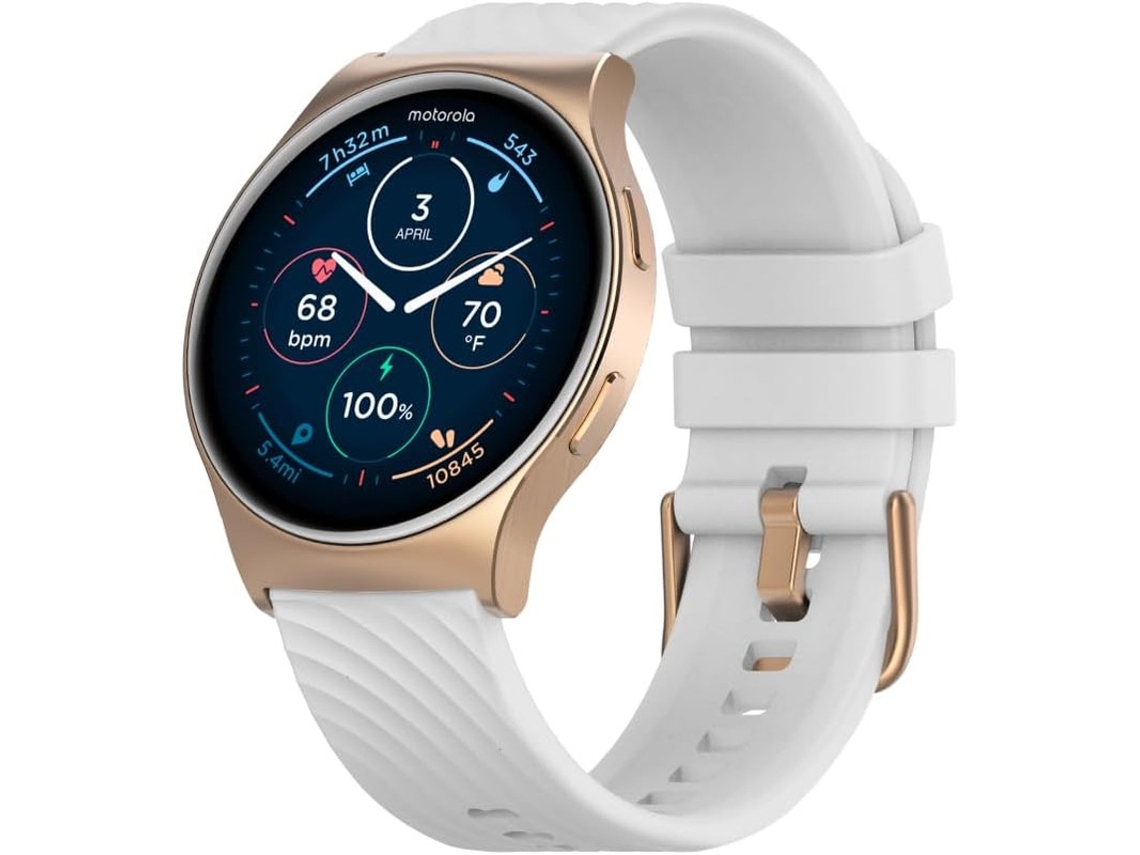 Smartwatch Motorola Moto Watch 120 Premium Com Ecrã Amoled//monitorização De Saúde//fitness//stress E Bateria Até 10 Dias