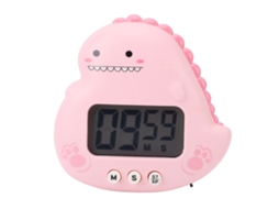 Temporizador Niño Dinosaurio Cute Con Pantalla Lcd Grande Alarma Fuerte Magnético Cocina Clase Hogar