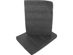 Reutilizáveis 2 Peças Boîte À Utils Inserts Mousse Noire Design Lignes Grille, Découpables Précisément
