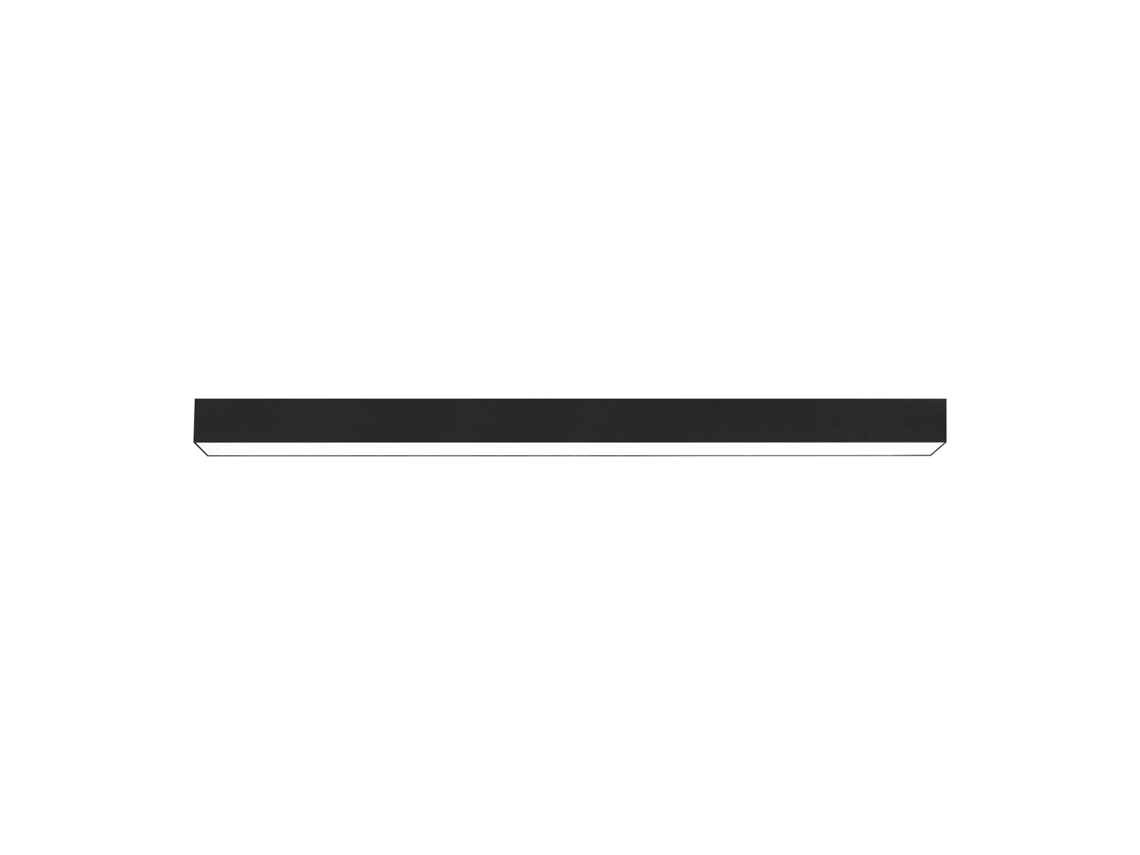 Nettlife Moderno Preto Led Luz De Teto 107 Cm Longo Regulável Com Controlo Remoto Lâmpada Mesa 32 W Painel Para Quarto