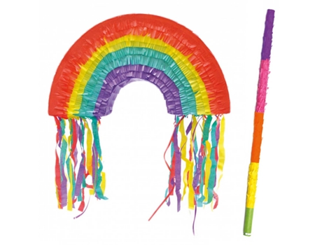 Piñata Arco -Íris Bastão SCRAPCOOKING PARTY