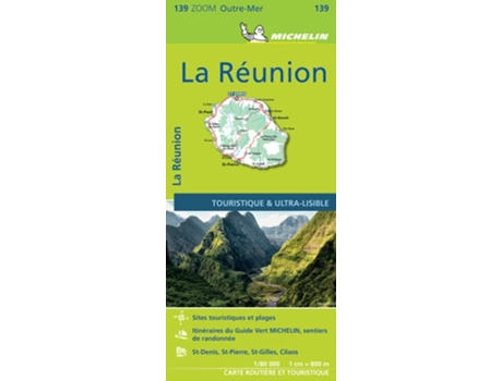 Livro La Reunion - Zoom Map 139 de Michelin (Francês)