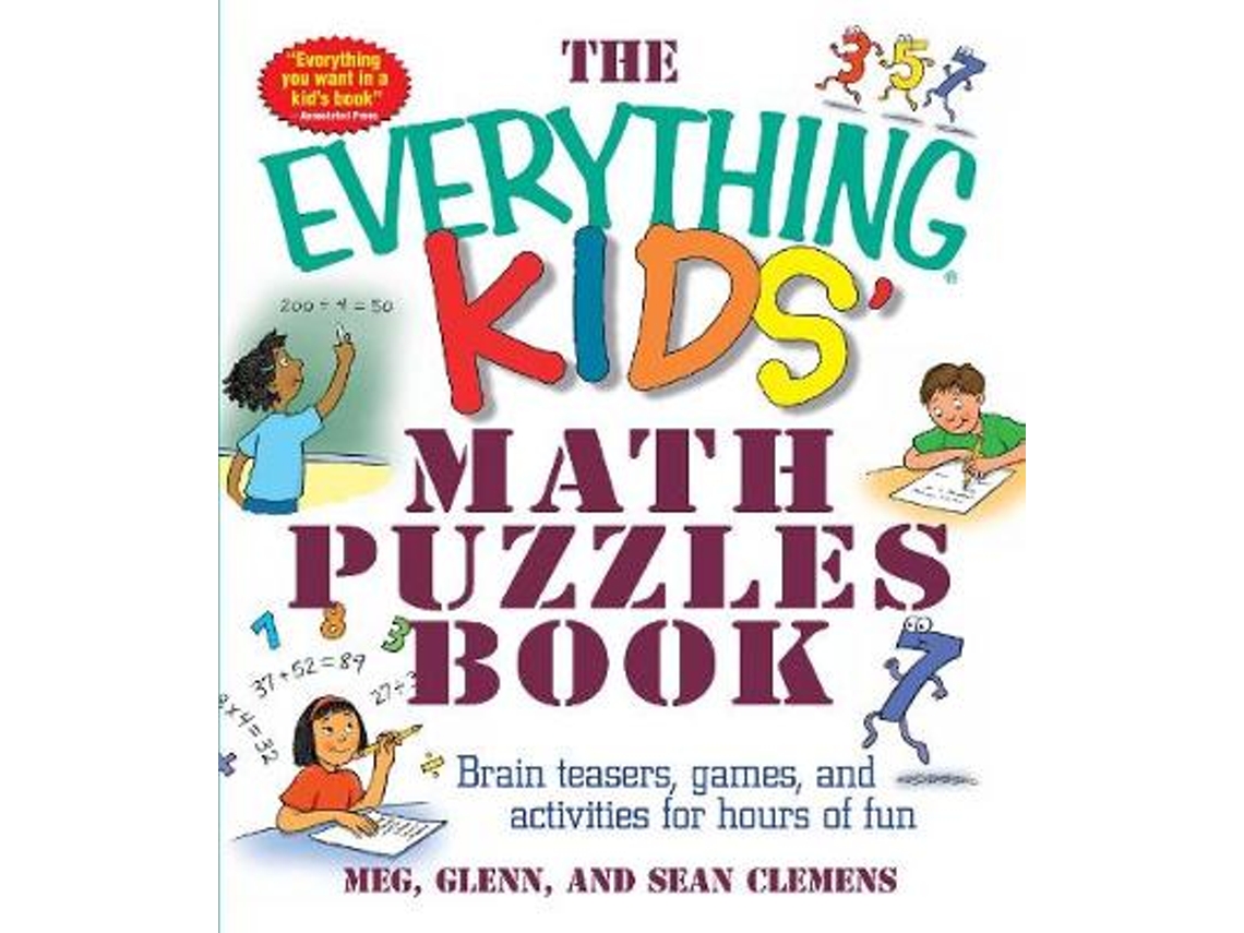 Livro The Everything Kids Math Puzzles Book de Meg Clemens, Sean Clemens et al. (Inglês)