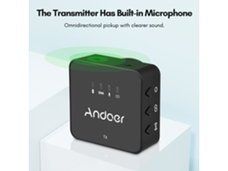 Micrófono Inalámbrico Para Android E Celular, Kit De Sistema Com Lavalier Inalámbrico
