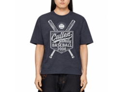 Rockinstone Twilight Movie Baseball 1 Heather Navy Adult T-shirt Size:xxl