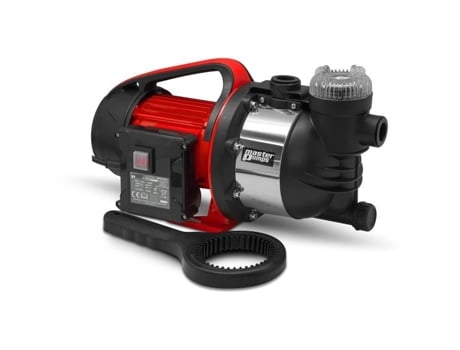 Bomba de irrigação de superfície Elem Technic 1100 W Taxa de fluxo 4600 L/h Altura de descarga 45 Mce Máx.