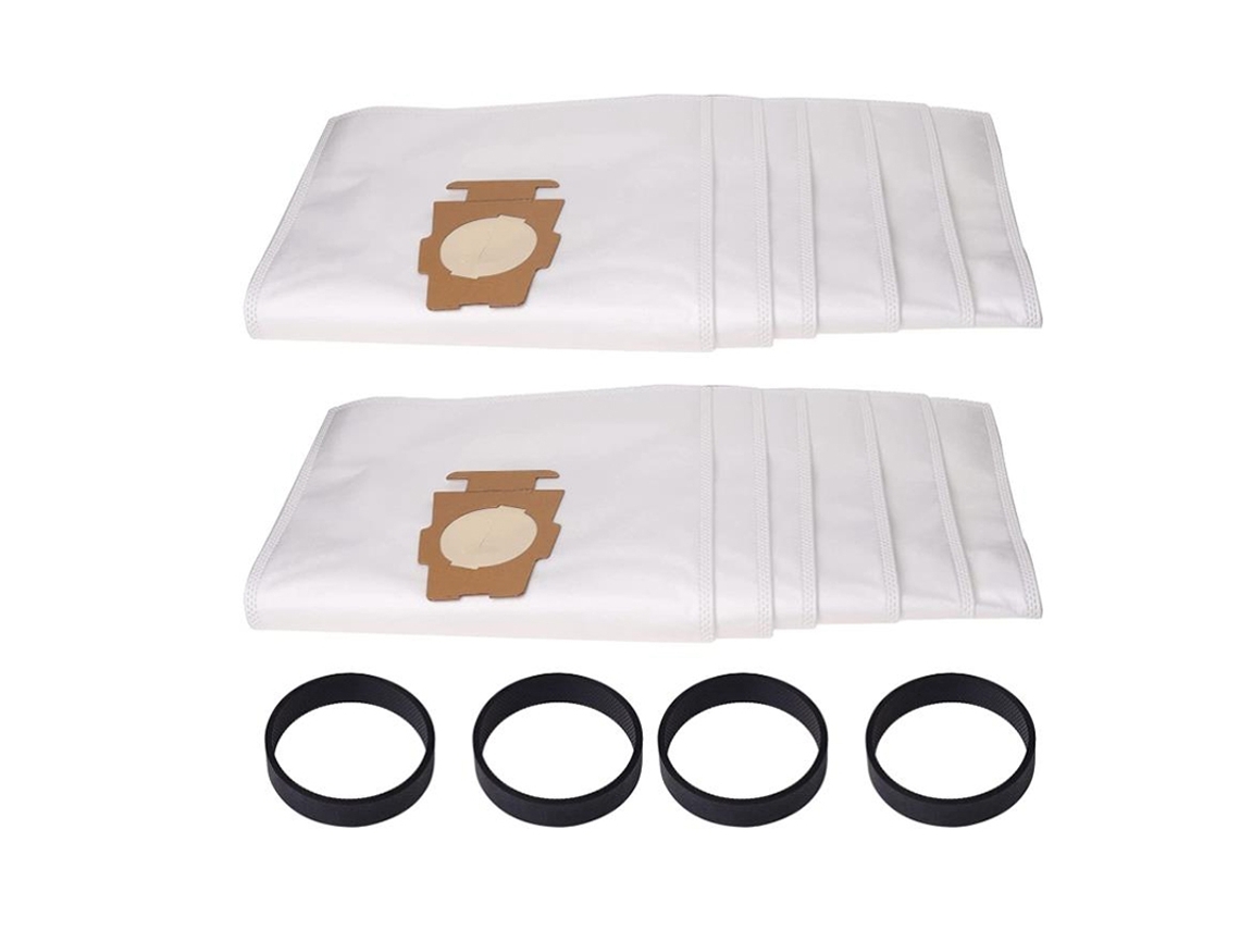 Ad-204811 hepa sacos de pano a vácuo e 301291 cintos para kirby sentrial 204808/204811, substituição para g3 g4 g5 g6 g7 g10 g10e, etc.