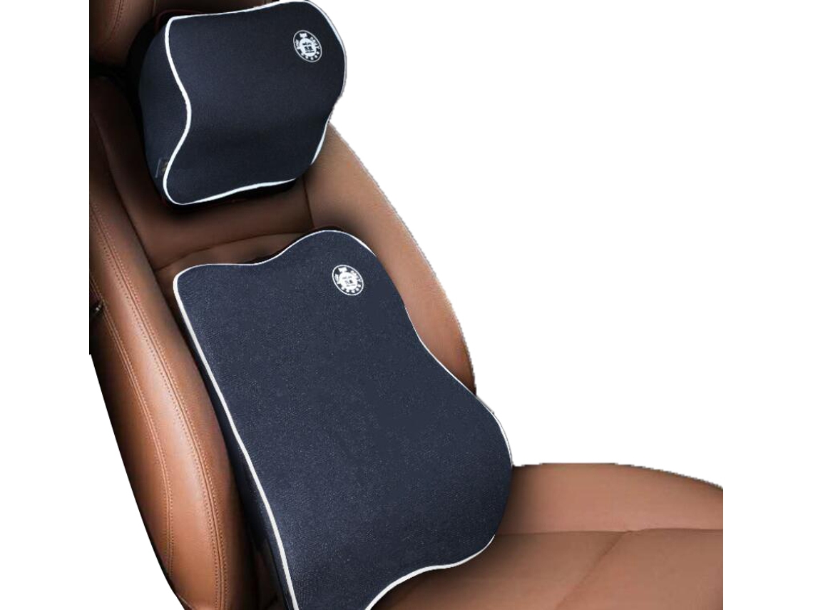 Lurelia Almofada Lombar Para Carro E Costas Portátil Ergonómico Suporte E Conjunto V1578