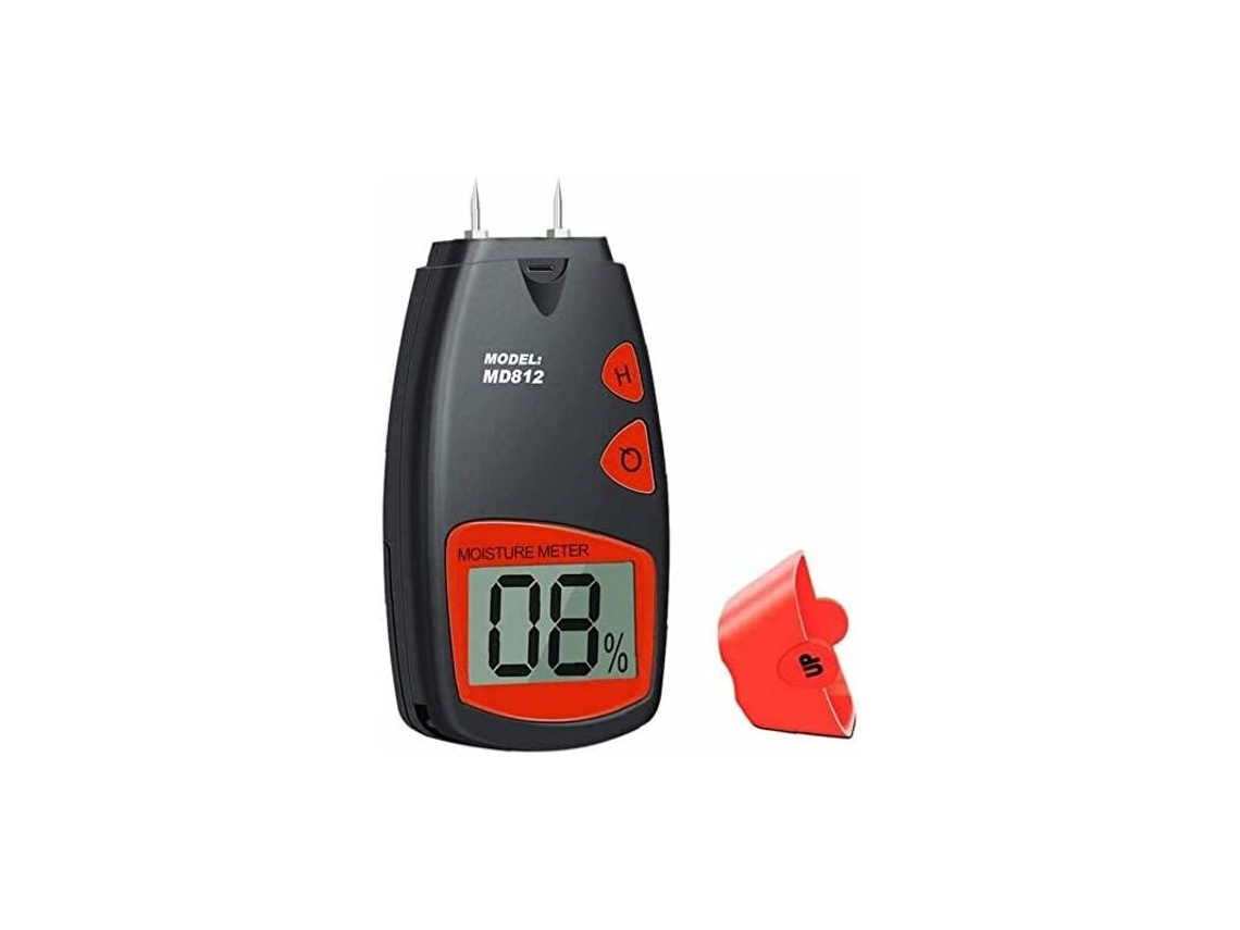 Medidor De Umidade Para Madeira Com Visor Lcd, Detector De Umidade Portátil Para Marcenaria E Materiais Construção