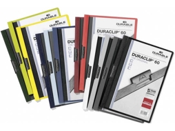 Capa DURABLE DURACLIP 60 Multicor (A5 - PVC - A4)