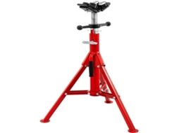 Suporte De Tubos Com Cabeça Em V, Altura Ajustável Até 131 Cm, Capacidade 680 Kg, Tekmaquinas
