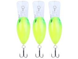 Lure (deep Diving Simulation Rocker Bait) Bulldozer Rocker Fatty Artificial Bait Deep Diving Hook Lure Size 5