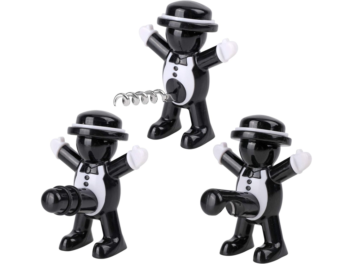 Conjunto De 3 Rolhas Para Garrafa Vinho, Abridor Garrafas, Rolha Vinho B-aquaforge