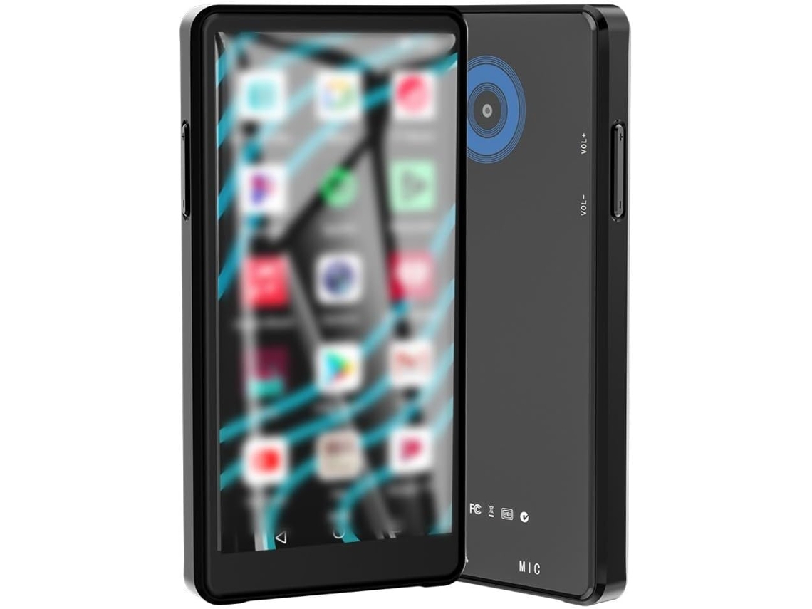 Leitor De Mp3 64 Gb Com Tela Sensível Ao Toque 5 Polegadas, Wi-fi 5.0